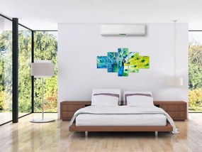 Obraz pawia (125x70 cm)