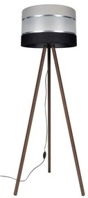 Lampa stojąca CORAL 1xE27/60W/230V brąz/czarny/szary/chrom