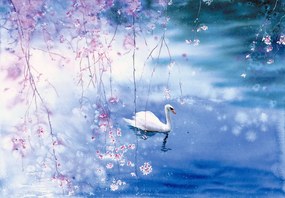 Fototapeta - Magiczne jezioro (196x136 cm)