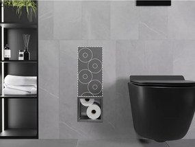 Mexen X-Wall-B magazynek na papier toaletowy, gun gray szczotkowany - 19E5