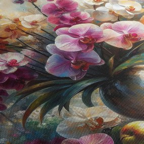Obraz - Wazon z kwiatami II. (170x50 cm)