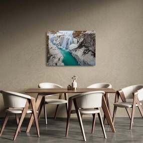 Obraz na szkle - Islandzka przyroda (70x50 cm)