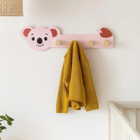 Wieszak do pokoju dziecięcego MINI ZOO, 35,5 x 6,5 x 10 cm