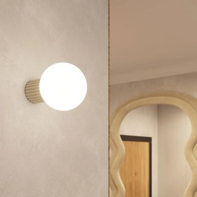 Kremowy kinkiet ø 12 cm Orbital – Sollux