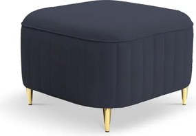 Pufa LAREN w kolorze granatowym w tkaninie CASTEL 79