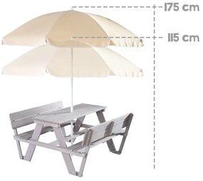 Zestaw ogrodowy dla dzieci Picnic – Roba
