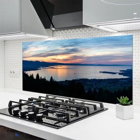 Szkło Ozdobne do Kuchni Bezkresny Horyzont nad Oceanem