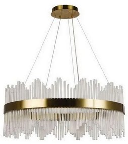 LED regulowany żyrandol na linkach LED/110W/230V 3000-6500K złoty + DO