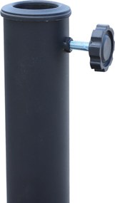 Outsunny Stojak Pod Parasol 25kg Imitacja Rattanu Stabilny i Dekoracyjny Do Ogrodu i Tarasu | Aosom PL