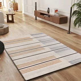 Jasnoszaro-kremowy dywan 80x150 cm Craft – Universal