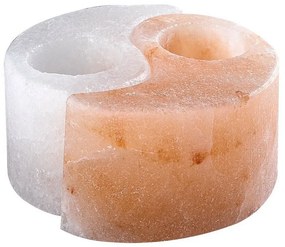Rabalux 76035 świecznik solny Soluna, pomarańczowo-biały