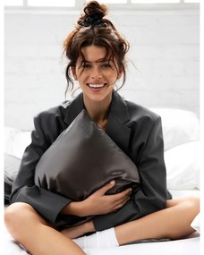 Jedwabna poszewka na poduszkę 51x76 cm Charcoal – slip