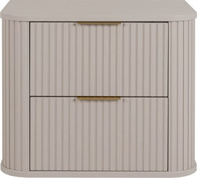 Szafka łazienkowa, kaszmir, uchwyt złoty, 41,5 x 60 x 51,7 cm