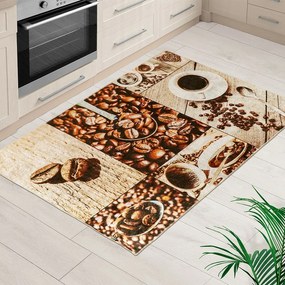 Bellatex Dywan Ziarna kawy 3D, 80 x 120 cm