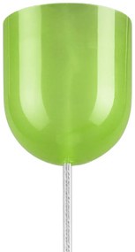Zielona lampa wisząca ze szklanym kloszem ø 30 cm Sfera – LAMKUR