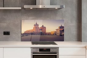 Panel Szklany Poranek przy Bazylice w Krakowie