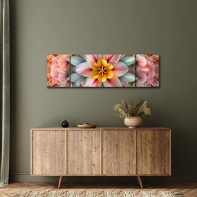 Obraz - Kwiat kalejdoskopowy (170x50 cm)