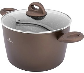 Valdinox Aurum Garnek z powłoką nieprzywierającą i pokrywką, 24 cm, 6 l