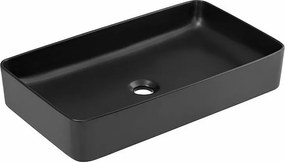 Umywalka nablatowa SLIM 2 E-6275 czarna