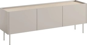 Szafka RTV Desin 170 cm z metalowymi nogami - kaszmir / dąb nagano