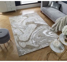 Beżowy dywan 80x150 cm Marbled – Flair Rugs