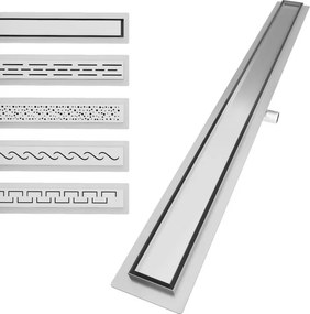 Odpływ liniowy 120 cm, stal nierdzewna, odporny na korozję