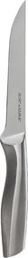 Nóż do Odkostniania "Stal Nierdzewna Kuta" 28cm Szary - Precyzja Cięcia i Komfort Użytkowania