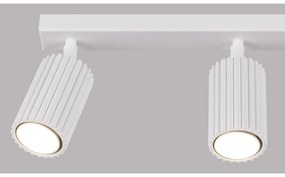 Biała lampa sufitowa 6,5x45 cm Gleam – Nice Lamps