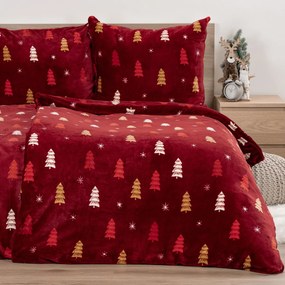 4Home Pościel mikroflanela Crimson Woods, 140 x 200 cm, 70 x 90 cm