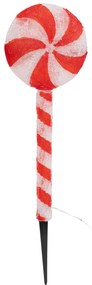 Świąteczna lampa solarna, wbijana, 65 cm