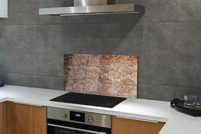 Panel szklany do Kuchni Tradycyjny Mur z Cegieł