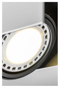 Biało-czarna lampa sufitowa z metalowym kloszem 14x31 cm Verso – GTV