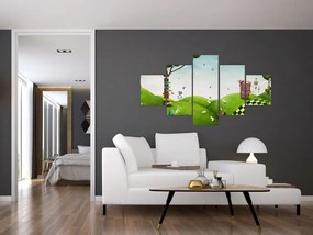 Obraz wspaniałego krajobrazu (125x70 cm)