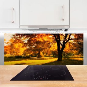 Panel Szklany Złota Jesień w Lesie