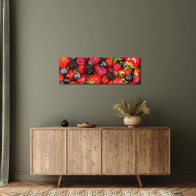 Obraz - Ładunek owoców (z zegarem) (90x30 cm)