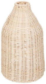 Wazon dekoracyjny z rattanowej plecionki Seav, 26 cm