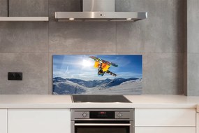 Panel nad Blat Kuchenny Człowiek z Deską w Górach