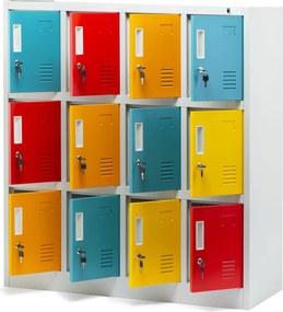 Szatnia do szkoły i przedszkola Ola 109x45x120 cm kolorowa