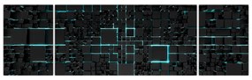 Obraz - Interfejs technologiczny (170x50 cm)