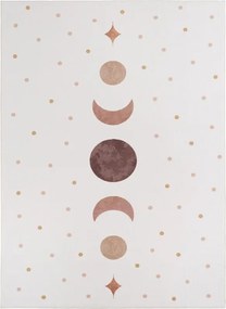 Dywan dziecięcy Coco Fazy Księżyca kremowy 140 cm x 200 cm