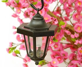 Lampa solarna dekoracyjna ogrodowa, mini latarnia LED