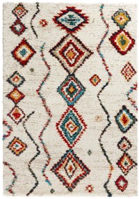Dywan shaggy Nomadic Etno kremowy 80 cm x 150 cm