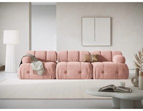 Jasnoróżowa sofa 288 cm Ferento – Cosmopolitan Design