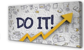 Fotoobraz na płótnie Motywacja: Napis "Do It"