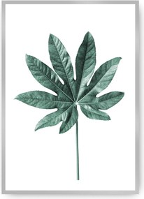 Plakat Leaf  Emerald Green