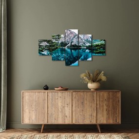 Obraz jeziora w Alpach (125x70 cm)