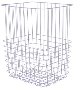 Fioletowy metalowo-tekstylny kosz na pranie 64 l Store-It – Mette Ditmer Denmark