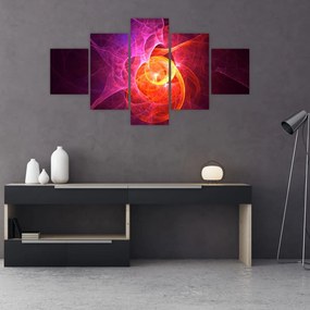 Nowoczesny abstrakcyjny obraz (125x70 cm)
