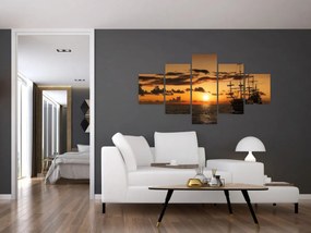 Obraz - Statek piracki (125x70 cm)