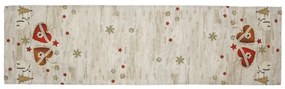 Świąteczny bieżnik Xmas hearts, 40 x 140 cm, 40 x 140 cm